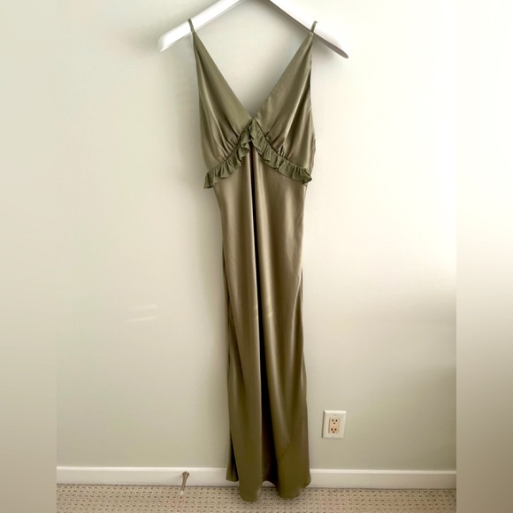 Reformation Madrigal Satin Dress - Picture 3 of 5